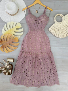 Vestido midi laise