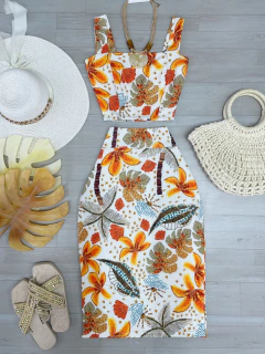 Conjunto mídi canelado