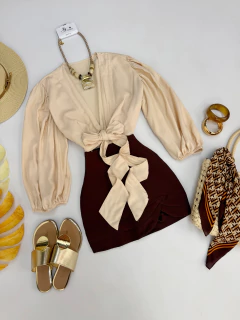 Blusa manga de amarrar - Glamix 