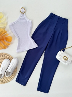 Calça Zara azul marinho - comprar online