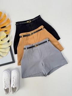 Shorts alfaiataria com cinto - comprar online