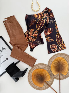 Image of Calça flare resinada importada (cópia) - (cópia)