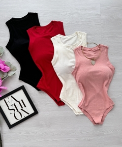 Body cavado canelado - comprar online