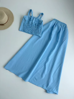 Conjunto Alfaiataria Saia e cropped - Glamix 