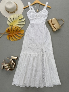 Vestido laise branco