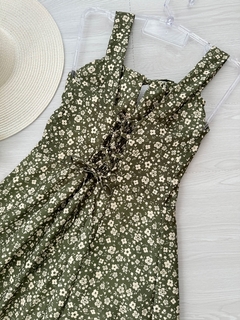 Vestido midi floral - comprar online