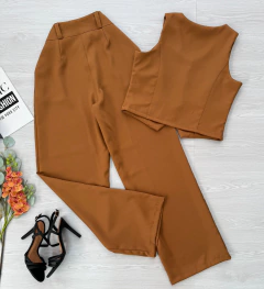 Conjunto alfaiataria colete e calça - Glamix 