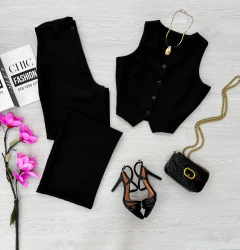 Conjunto alfaiataria colete e calça - comprar online