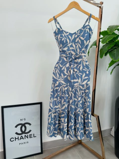 Vestido midi de amarrar - comprar online