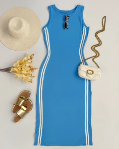 VESTIDO MIDI MOLETINHO - Glamix 