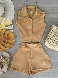 Conjunto Alfaiataria Nude