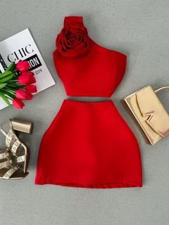 Conjunto Alfaiataria vermelho - (cópia)