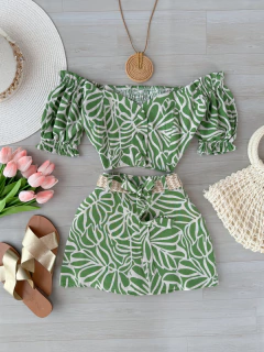 Conjunto linho verde
