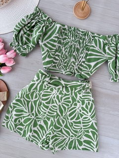 Conjunto linho verde - comprar online