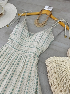 Vestido longo estampado - comprar online