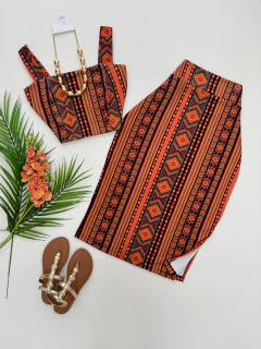 Conjunto mídi canelado inspired FRM - comprar online