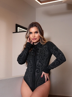 Body camisa apliques - Glamix 