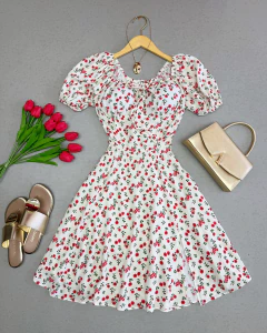 Vestido manga - comprar online