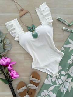 Body cavado babado - comprar online