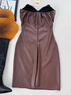 Vestido courino marrom - Glamix 