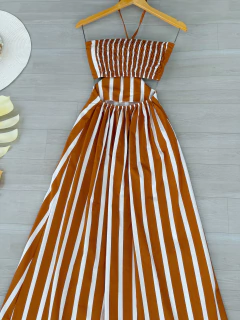 Vestido listrado Grécia (cópia) (cópia) - Glamix 