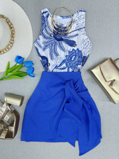 Saia/shorts linho azul - (cópia) on internet