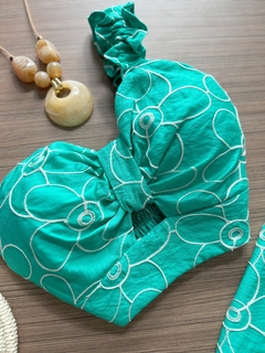 Conjunto linho bordado na internet