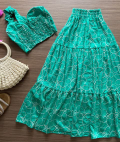 Conjunto linho bordado - Glamix 