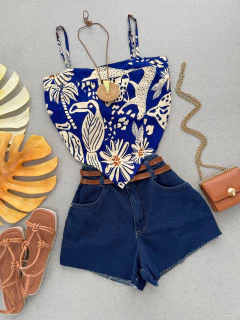 Cropped lenço - comprar online