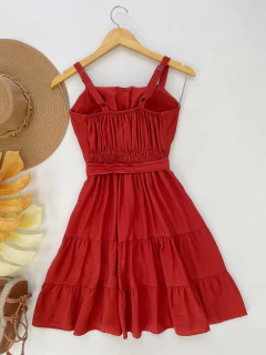 Vestido botões na internet