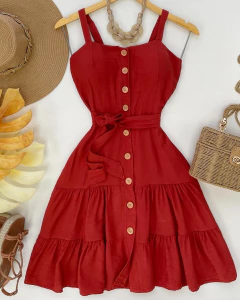 Vestido botões - comprar online