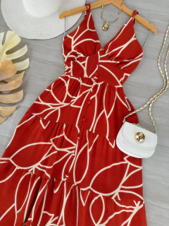 Vestido longo botões - Glamix 