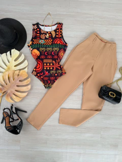 Calça Zara nude