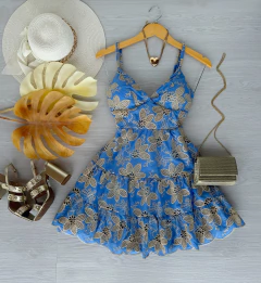 Vestido laise bordado - (cópia)