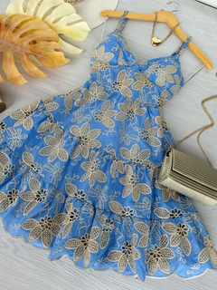 Vestido laise bordado - (cópia) - Glamix 