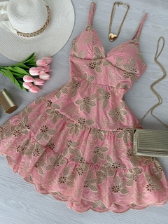 Vestido laise bordado - (cópia) - buy online