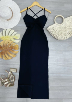 Vestido longo Canelado premium - (cópia)