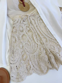 Shorts crochê - loja online
