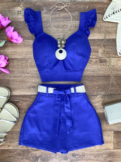 Conjunto linho azul