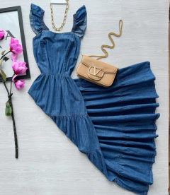 Vestido midi Jeans