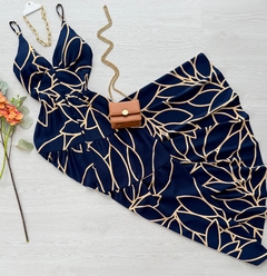 Vestido longo botões