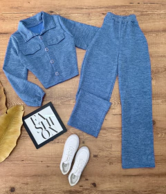 CONJUNTO LAZINHA CANELADO BOTÕES - loja online