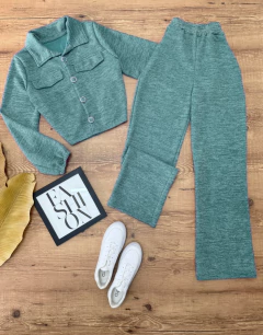 CONJUNTO LAZINHA CANELADO BOTÕES