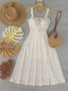 Vestido midi Luana off