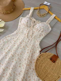 Vestido midi Luana off - comprar online