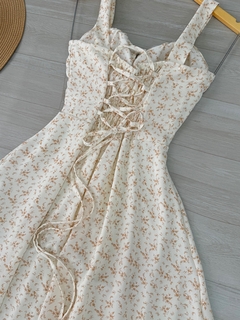 Vestido midi Luana off na internet