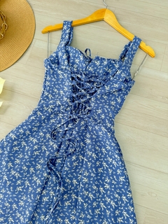 Vestido midi Luana azul na internet