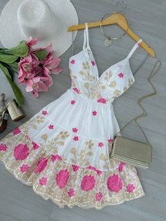 Vestido laise bordado - Glamix 