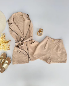 Conjunto shorts e colete - Glamix 