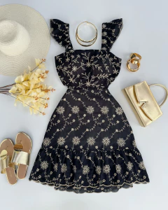 Vestido laise preto - comprar online